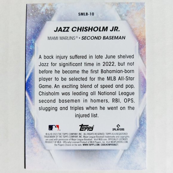 Miami Marlins (Jazz Chisholm Jr) - BSBL [15_JCJ1] - Picture 3 of 3